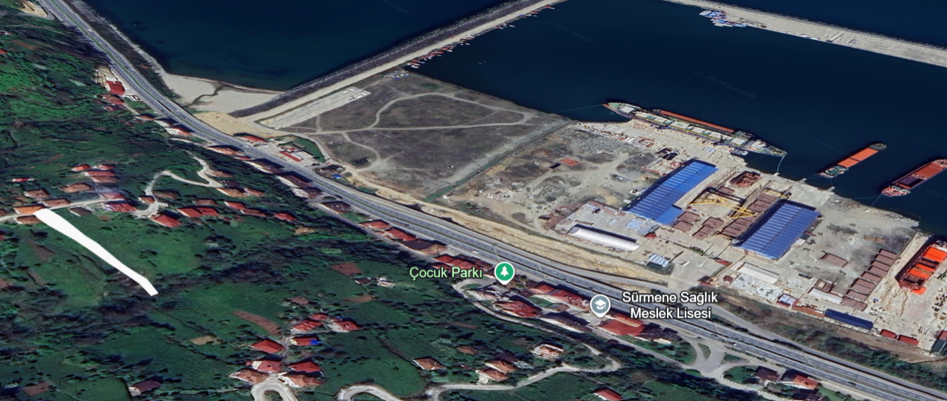 SÜRMENE'DE DENİZ MANZARALI ARAZİ